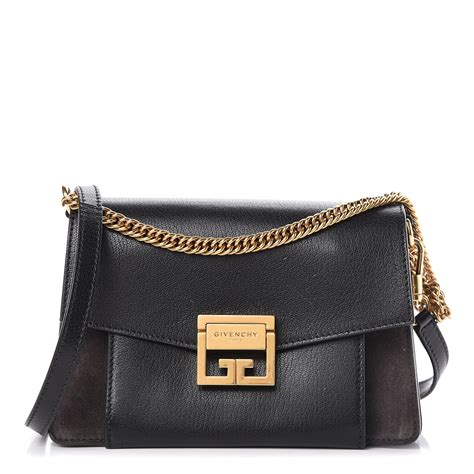 givenchy black small gv3 bag